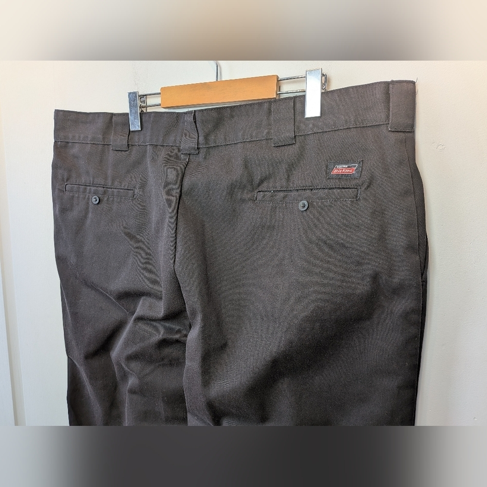 DICKIES Men Pants Size 44x30 Black Color Wide Leg Loose Fit Streetwear Sk8 - Picture 5 of 11